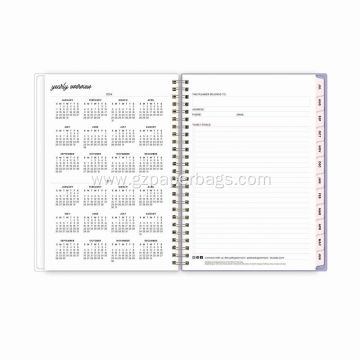 Custom 2025 Spiral Date Weekly and Monthly Planner